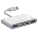 5 in 1 Hub Adapter USB3.0 Multi Charging Port Card Reader for