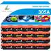 True Image 16-Pack Compatible Toner Cartridge for HP CE410A 305A Work with Pro 400 Color M451 MFP M475 CP2025 CM2320 Printer (4*Black 4*Cyan 4*Magenta 4*Yellow)