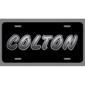 Colton Name Etched Style License Plate Tag Vanity Novelty Metal | Etched Aluminum | 6-Inches By 12-Inches | Car Truck RV Trailer Wall Shop Man Cave | NP401