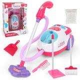 Kids Cleaning Toy Set Pretend Play Household Cleaning Tools Includes Broom Squirt Bottle And Hanging Stand Play Housekeeping Toy