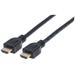 Manhattan In-wall CL3 High Speed 4K HDMI Cable - HDMI Male to Male Shielded 15 ft. Black