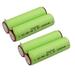 Kastar 2-Pack 2.4V 2200mAh Ni-MH Battery Replacement for Norelco 6735X 6735A 6735A/X Norelco 6737X Norelco 6756X 6756X/A Norelco 6826XL Norelco 6828XL Norelco 6829XL Norelco 6846XL