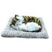 Deal of The Day! GATXVG 10.6*7.5in Plush Lifelike Pet Doll Toy Realistic Perfect Petzzz Dog Petzzz Cat Stuffed Breathing Sleeping Animal With Mat Birthday Gifts for Kids Boys Girls