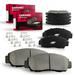 APF Full Pads Set compatible with 2015-2019 INFINITI Q70L Ceramic Carbon Fiber Brake Pads