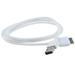 PwrON Compatible White USB 3.0 Data Cable Replacement for Seagate Slim Portable 500GB STCD500202 STCD500204