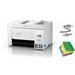 Epson EcoTank ET-48 Series Printer 10ppm All-in-One Wireless Color Inkjet Printer 5760 x 1440 dpi Mobile & Voice-Activated Printing 1.44 LCD With MTC Printer Cable and File Folders