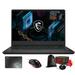 MSI GP66 Leopard Gaming & Entertainment Laptop (Intel i7-11800H 8-Core 15.6 144Hz Full HD (1920x1080) NVIDIA RTX 3080 64GB RAM 2TB PCIe SSD Win 11 Home) with Loot Box Clutch GM08 Pad