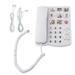 Big Button Telephone Easy To Read Amplified Photo Memory Corded Landline For Seniors Elderly