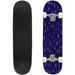 Abstract geometric background with different geometric shapes Outdoor Skateboard Longboards 31 x8 Pro Complete Skate Board Cruiser