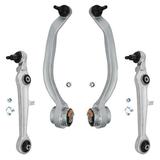 Detroit Axle - 4pc Front End Control Arms Kit for Passat Audi A4 A6 A8 Quattro S4 S6 Lower Forward and Rearward Control Arms w/Ball Joints Replacement