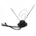 Universal Indoor Rabbit Ear TV Antenna for HDTV VHF UHF Dual Loop Coaxial