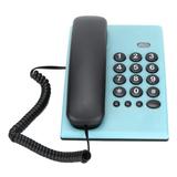 Mavis Laven Corded Telephone Battery Free Desktop Landline with Dual Magnetic Handset for Home for Office Blue