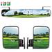 10L0L Newest Golf Cart Folding Side Mirrors and Rear View Mirror 16.5 Extra Wide Panoramic Golf Cart Mirrors Combo Pack Fits Club Car Yamaha EZGO Golf Cart Accessories