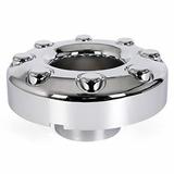 PIT66 Wheel Center Cap Fit for 05-18 Ford F350 F-350 Dually Pickup Truck 2 PCS Chrome Open Front 4x4 Wheel Center Hub Cap
