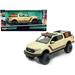 Maisto 1-27 Scale Diecast 2019 Ford Ranger Lariat Fx4 Pickup Truck Sand with Stripe off Road Series Model Car Tan