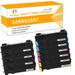 Toner H-Party Compatible Toner Cartridge for Xerox 106R01597 106R01594 106R01595 106R01596 Phaser 6500 6500N 6500DN WorkCentre 6505 6505N 6505D Printer (4*Bk 2*Cyan 2*Magenta 2*Yellow 10-Pack)