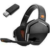 Wireless Gaming Headset with Microphone for PS5 PS4 PC Mac 3-in-1 Gamer Headphones wit Mic 2.4GHz Wireless