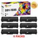 Toner Bank 6-Pack Compatible Toner for Dell 331-7335 B1160 B1160W B1163W B1165NFW Printer Replacement Toner Ink Black