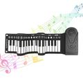 walmeck 49 Keys Roll Up Piano Foldable Portable Hand Roll Piano with Built-in Loudspeaker for Kids/Adults/Beginners