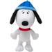 JINX Official Peanuts Collectible Plush Snoopy Excellent Plushie Toy for Toddlers & Preschool Blue Beanie