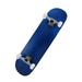 Canadian Maple Skateboard Blue Stain White Wheels