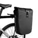 RZAHUAHU Waterproof Bike Rear Rack Bag 20L Bike Side Storage Bag Laptop Pannier Bag Trunk Rear Seat Carrier Pack Shoulder Bag for Cycling Traveling Riding