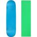 skateboard deck pro 7-ply canadian maple neon blue with griptape 7.5 - 8.5