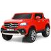 Costway Licensed Mercedes Benz x Class 12V 2-Seater Kids Ride On Car w/ Trunk Red