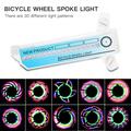LAFGUR Bicycle Bike Tyre Tire Wheel Lights 16 LED Flash Spoke Light Lamp for Outdoor Cycling Tyre Light Bicycle Spoke Light