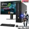 Restored Gaming HP 600 G1 SFF Computer Core i5 4th 16GB Ram 2TB HDD 120GB SSD NVIDIA GT 730 New 24 LCD Keyboard and Mouse Wi-Fi Win10 Home Desktop PC (Refurbished)