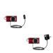 Gomadic Car and Wall Charger Essential Kit suitable for the Samsung WB350 - Includes both AC Wall and DC Car Charging Options with TipExchange