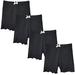 Girls Value Pack Solid Cotton Bike Shorts (Pack of 4) - Sizes 3-12T