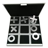 Tic Tac Toe Game for Playing with Friends & Family â€“ Small Portable Packable Classic Board Game Activity Tools Kit