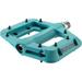 RaceFace Chester Platform Pedals 9/16 Composite Body Removable Pins Turquoise