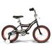 Tracer Rocky 16 Inch Kids Bikes with Training Wheels - Black