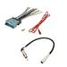 AFTERMARKET CAR STEREO RADIO RECEIVER WIRING HARNESS + RADIO ANTENNA ADAPTER FOR SELECT CHEVROLET AND PONTIAC VEHICLES