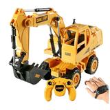Remote Control Car Electric RC Engineering Vehicle Model Simulated Excavator Toy 912-lj#8446 Dinosaur Toys for Kids Remote Control Car