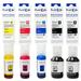 T774 T664 Compatible Refill Set plus Black of 5 Pigment Ink Bottles for Epson EcoTank Expression WorkForce ET-3600 ET-16500 ET-4550