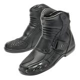 Joe Rocket Razor Mens Leather Motorcycle Boots Black 11 USA