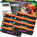 Cool Toner Compatible Toner Replacement for Canon 131H Color imageClass MF8280Cw MF628Cw MF624Cw LBP7110C Printer Ink 2Black+2Cyan+2Magenta+2Yellow 8-Pack