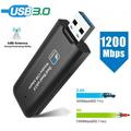 1200Mbps WiFi USB Adapter for PC USB 3.0 USB WiFi Dongle 5Ghz /2.4Ghz WiFi USB USB Wireless Adapter for Desktop/Laptop