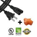 AC Power Cord for Sharp AQUOS LC-15B4U LC-15B4US LC15C3US LC15E1 LC15E1U LC15E2U lc15s1us LC13SH1E EDTV HD TV - 1ft