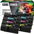 Cool Toner Compatible Toner Replacement for Xerox 106R02756 106R02757 106R02758 106R02759 WorkCentre 6027 6025 Phaser 6022 6020 Printer Ink 2Black+2Cyan+2Magenta+2Yellow 8-Pack