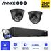 ANNKE 8CH 1080P Outdoor Indoor Home Security Camera System 6-in-1 5MP DVR with 2PCS IP66 Weatherproof Camera System Surveillance Kits Included 1TB Drive Disk