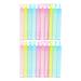 NUOLUX 30pcs Bubble Stick Empty Bottles Mini Bubble Wand Container Tubes Party Supplies (Heart and Pentagram for Each 15pcs)