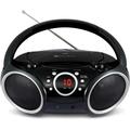 Singing Wood 030C Portable CD Player Boombox with AM FM Stereo Radio Aux Line in Headphone Jack