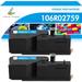 True Image 2-Pack Compatible Toner Cartridge for Xerox 106R02756 Phaser 6020 6022 WorkCentre 6025 6027 Printer (Cyan)