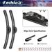 Feildoo 26 24 Windshield Wiper Blades Fit For Honda Pilot 2016 / Civic 2011-2006 Set of 2 for car front Window