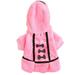 Dog Pet Pullover Cute Puppy Sweatshirt Pet Apparel Clothes Small Cat Dog Outfit Winter Warm Hoodies A1-Pink Small