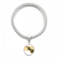 Violin Rock Music Festival Poster Sliver Bracelet Pendant Jewelry Chain Adjustable Bangle
